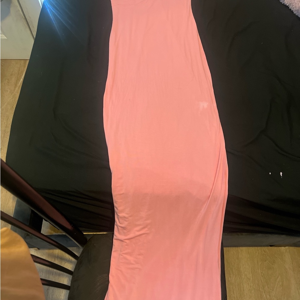 SHEIN Soft Pink V-Neck Top